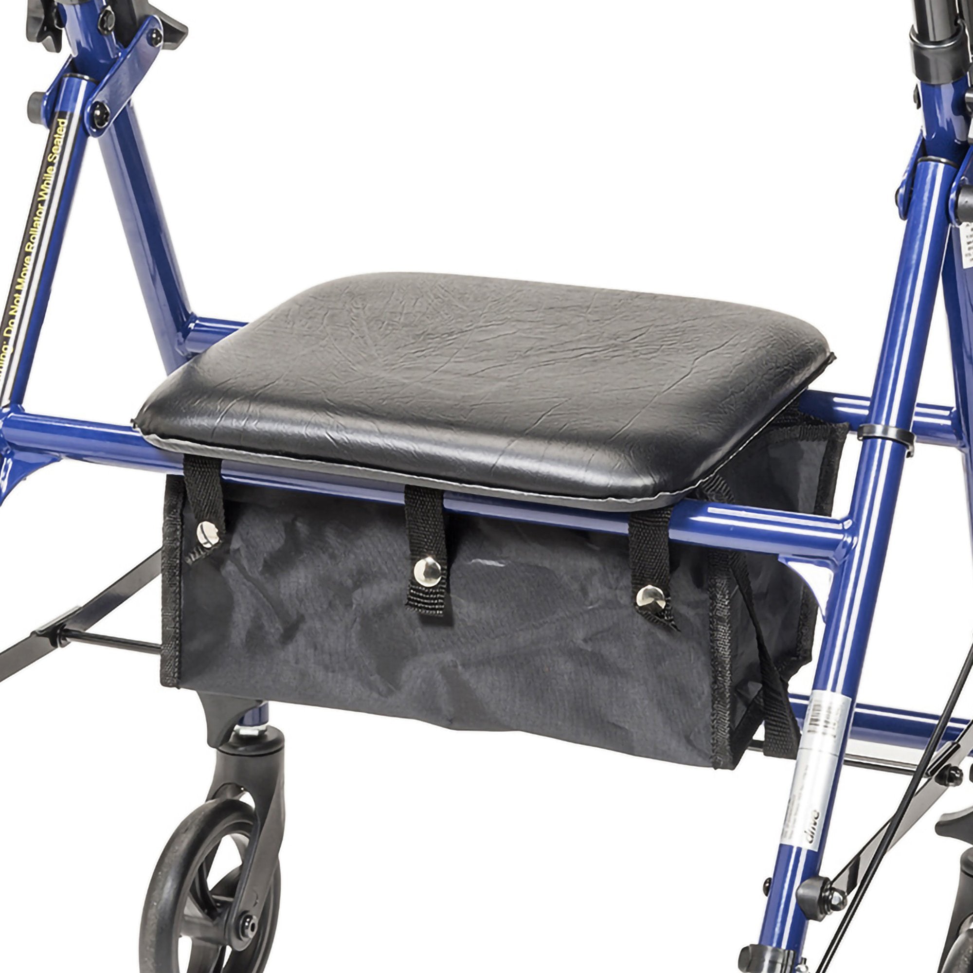 drive Steel Rollator with 6 Inch Wheels, Blue