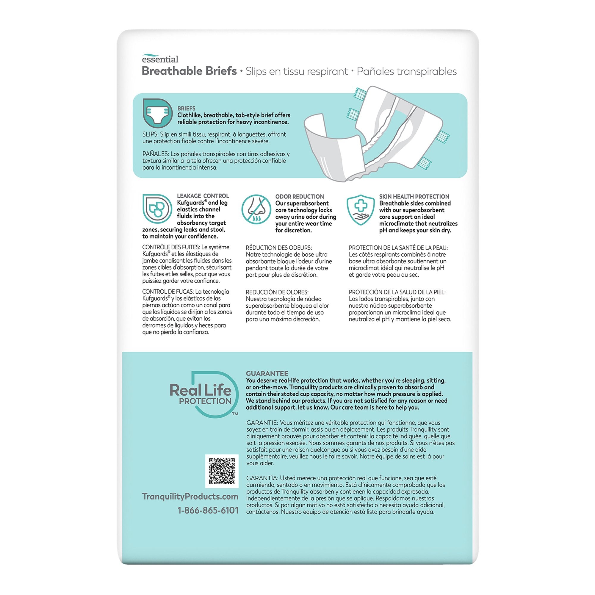 Tranquility® Essential Heavy Incontinence Brief, Extra Large