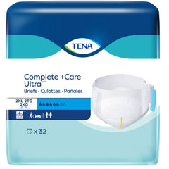 TENA Complete +Care Ultra Incontinence Brief, 2X-Large