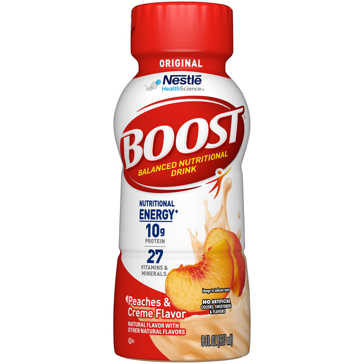 Boost® Original Peaches and Creme Oral Supplement, 8 oz. Bottle