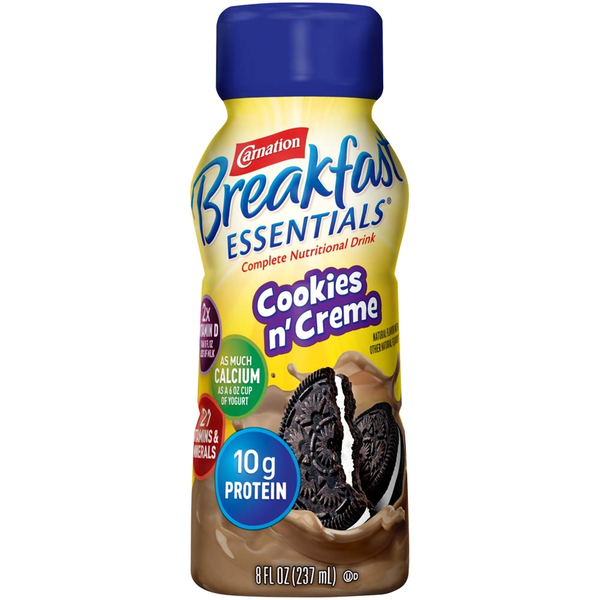Carnation Breakfast Essentials® Cookies N CrÃ¨me Oral Supplement, 8 oz. Bottle