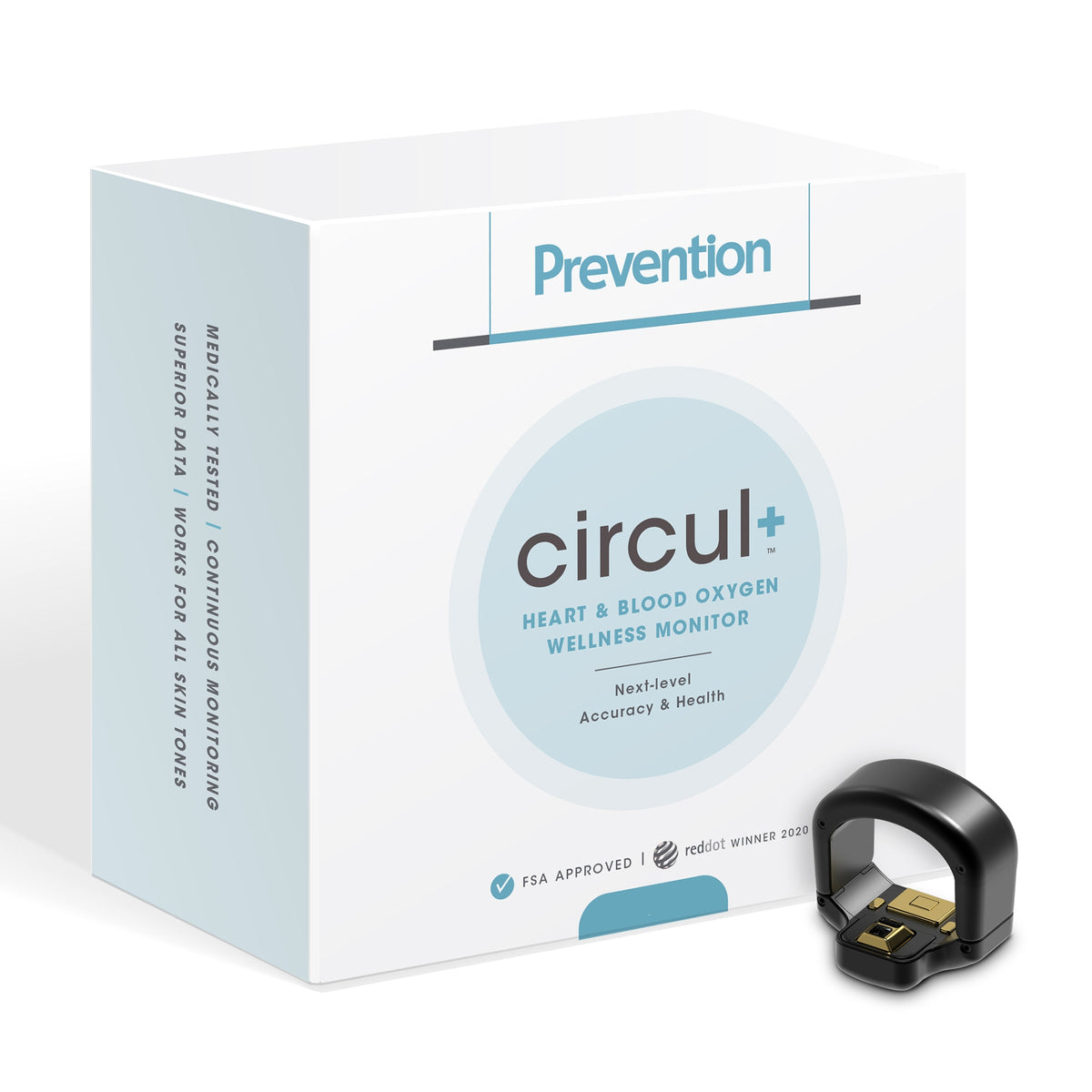 Prevention® circul+ Wellness Monitor Ring, Large