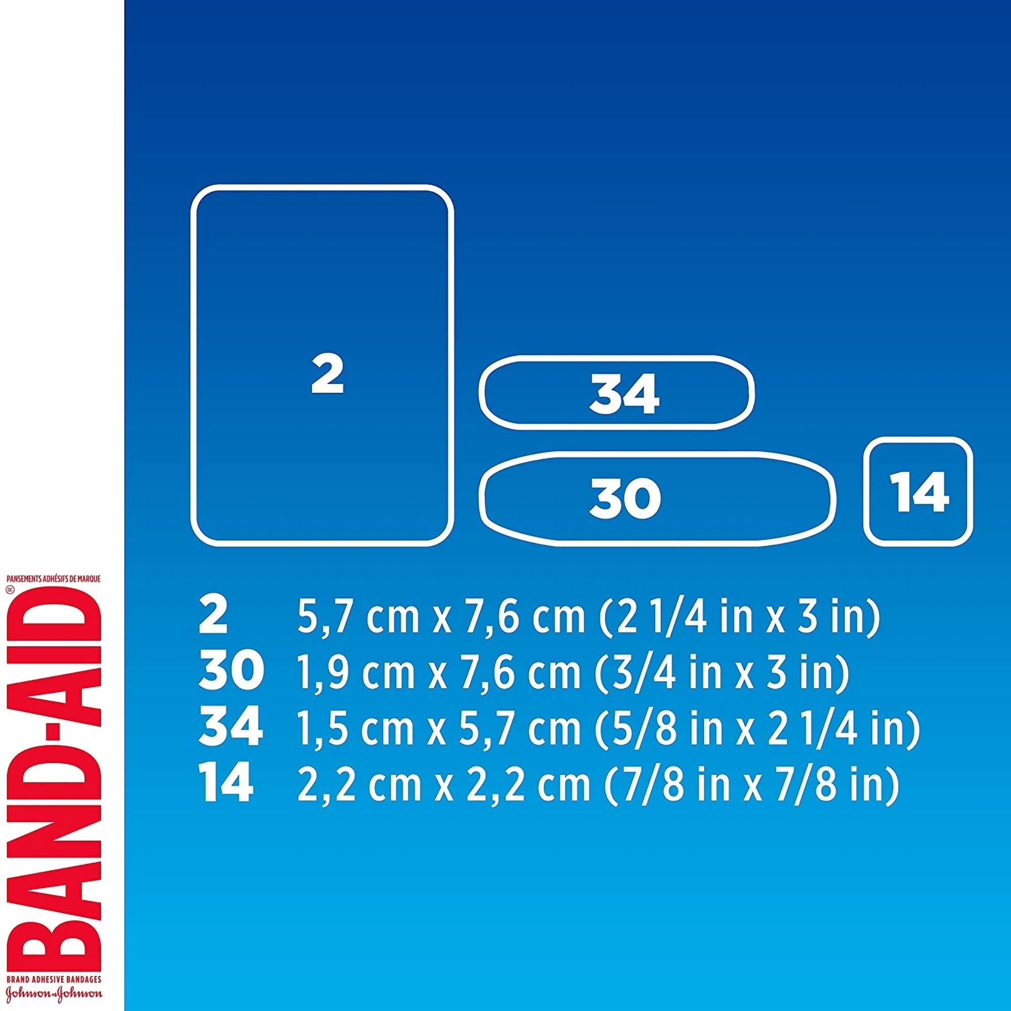 Band-Aid® Adhesive Strip, Assorted Sizes