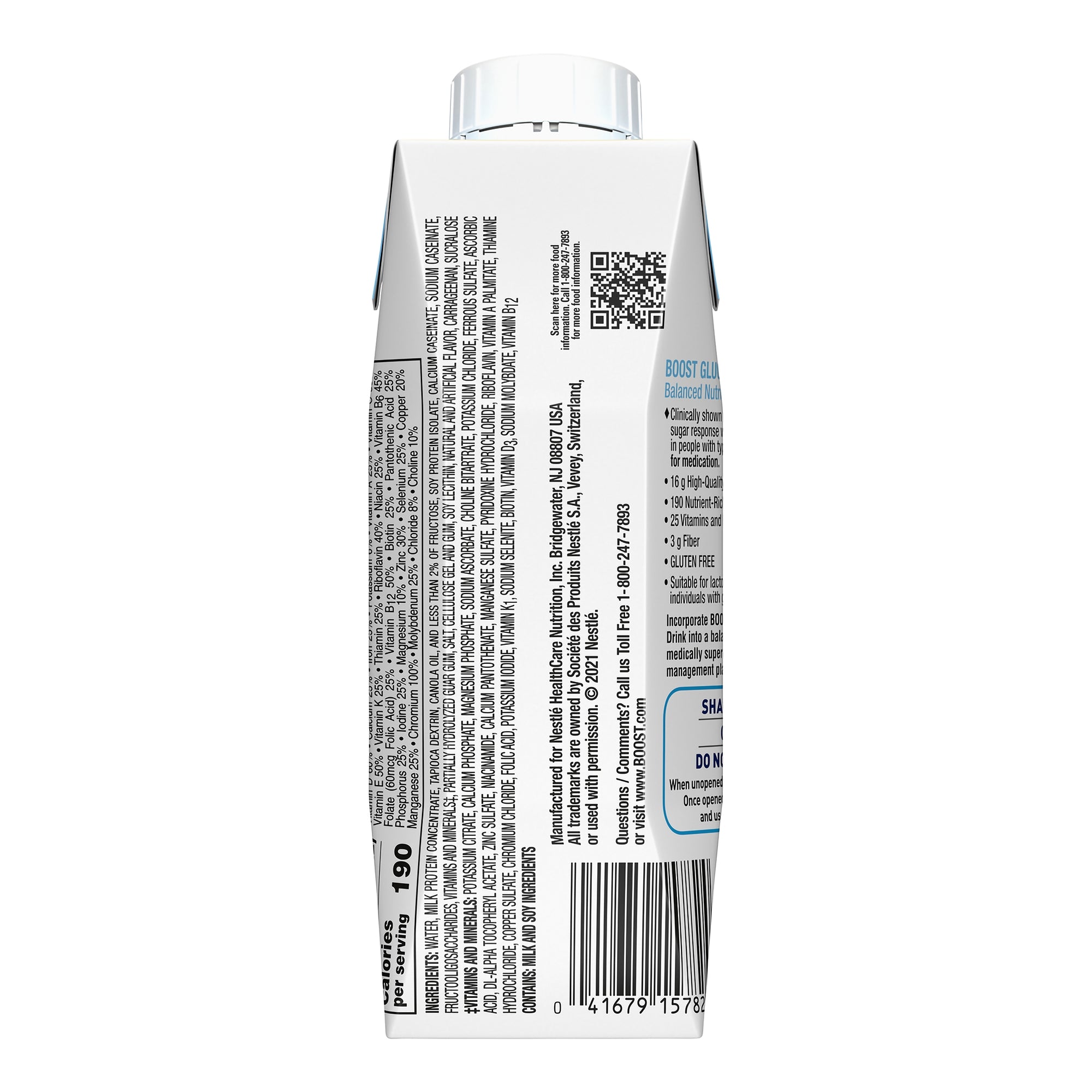 Boost® Glucose Control Vanilla Oral Supplement, 8 oz. Carton