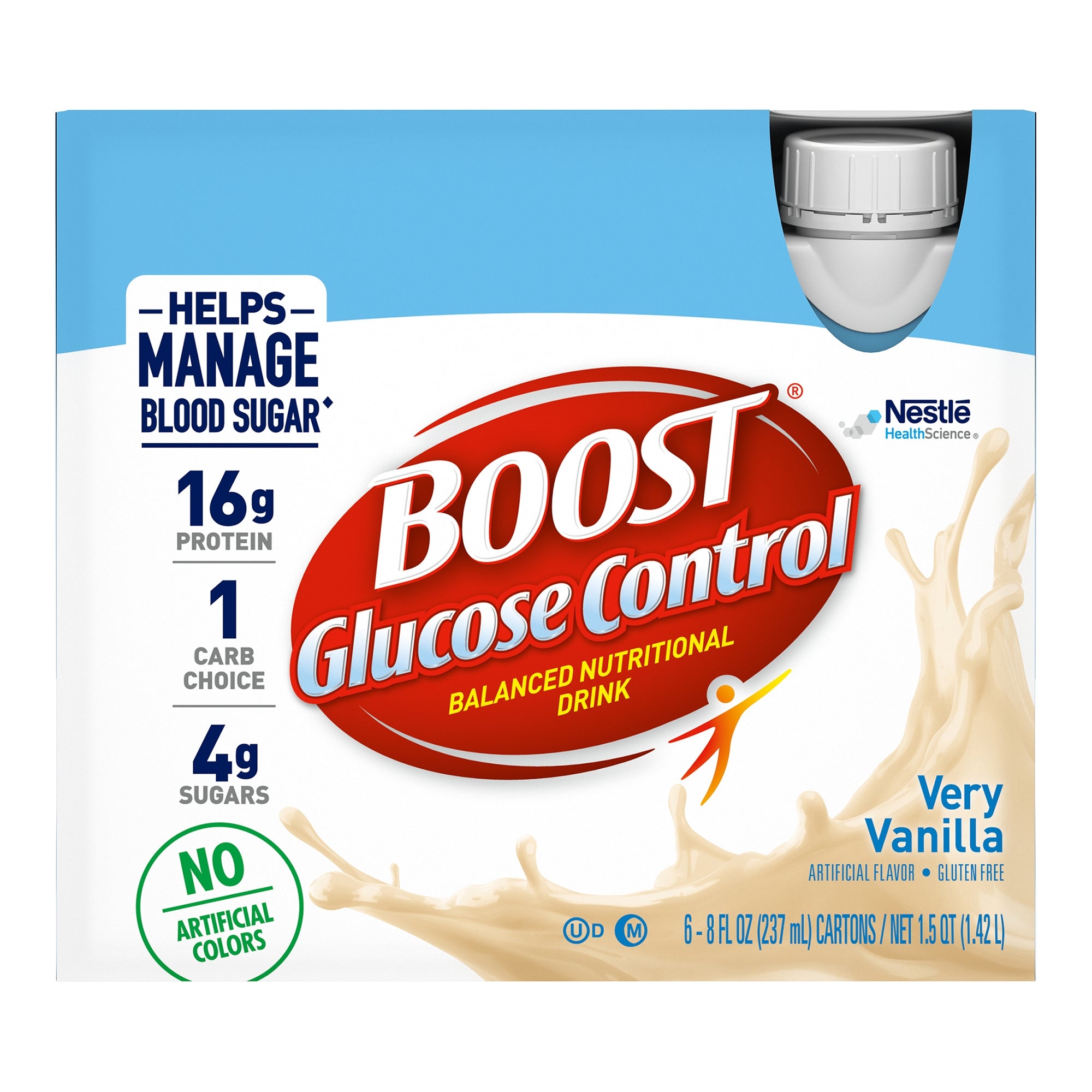 Boost® Glucose Control Vanilla Oral Supplement, 8 oz. Carton