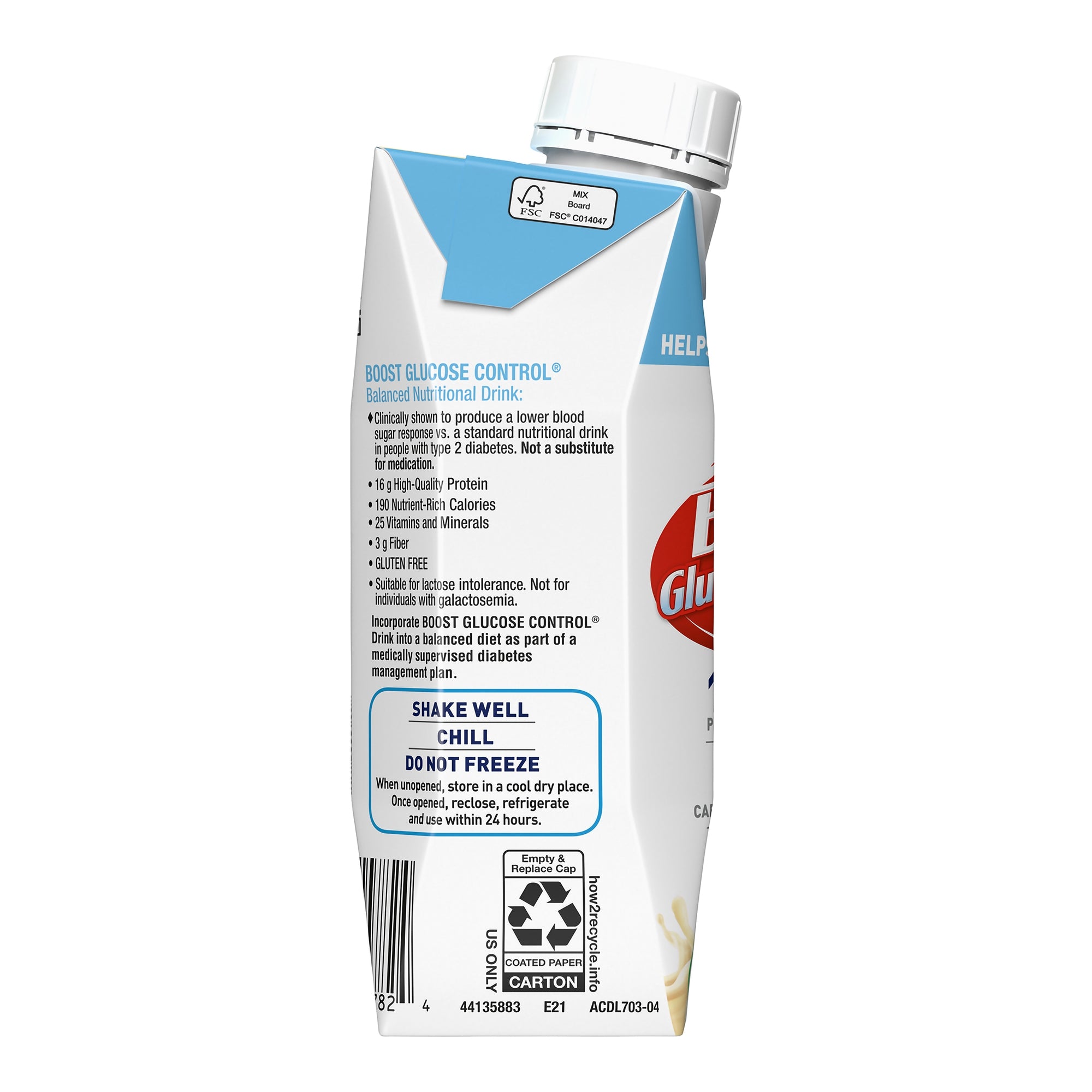 Boost® Glucose Control Vanilla Oral Supplement, 8 oz. Carton