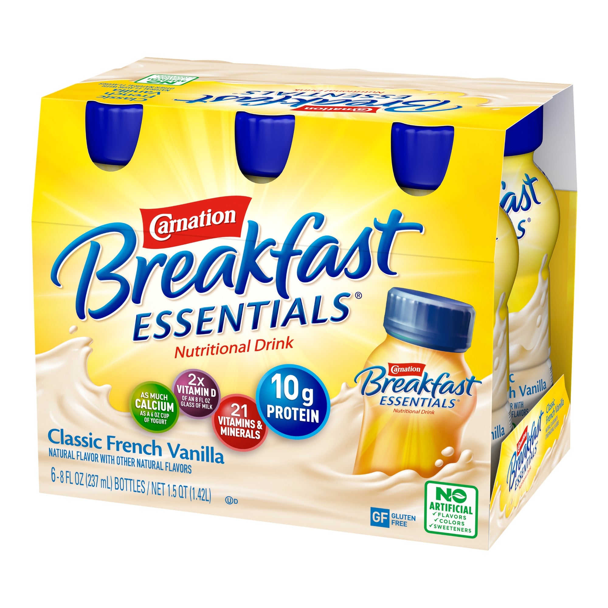 Carnation Breakfast Essentials® Vanilla Oral Supplement, 8 oz. Carton