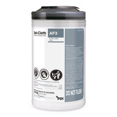 Sani-Cloth AF3 Germicidal Disinfectant Wipe, X-Large, Canister