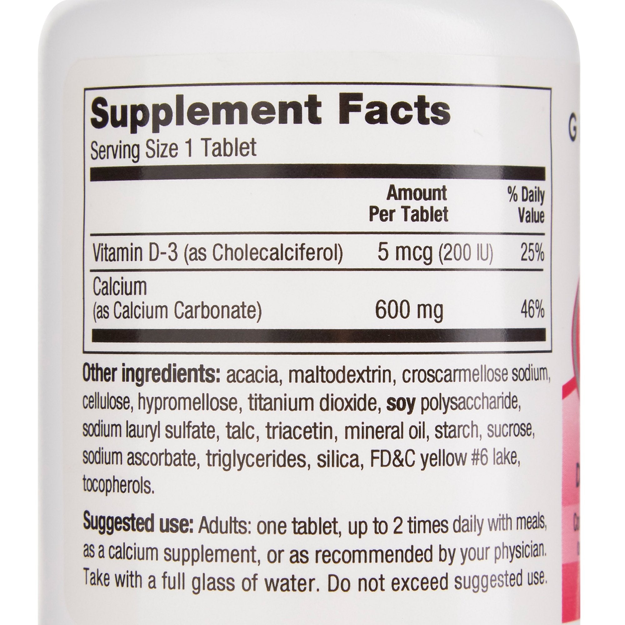 Geri-Care® Vitamin D-3 / Calcium Carbonate Joint Health Supplement