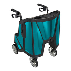 Tour 4 Wheel Rollator, 31 to 37 Inch Handle Height, Ocean Teal