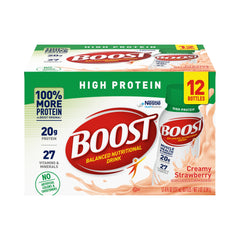 Boost® High Protein Strawberry Oral Protein Supplement, 8 oz. Bottle