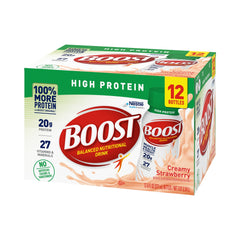 Boost® High Protein Strawberry Oral Protein Supplement, 8 oz. Bottle