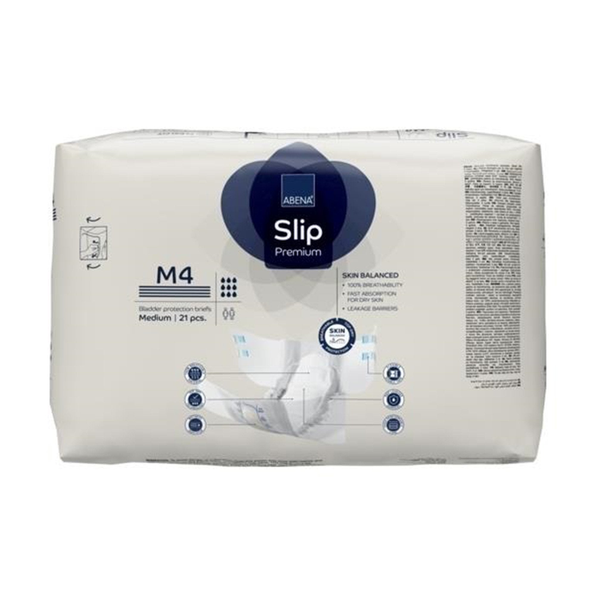 Abena® Slip Premium M4 Incontinence Brief, Medium