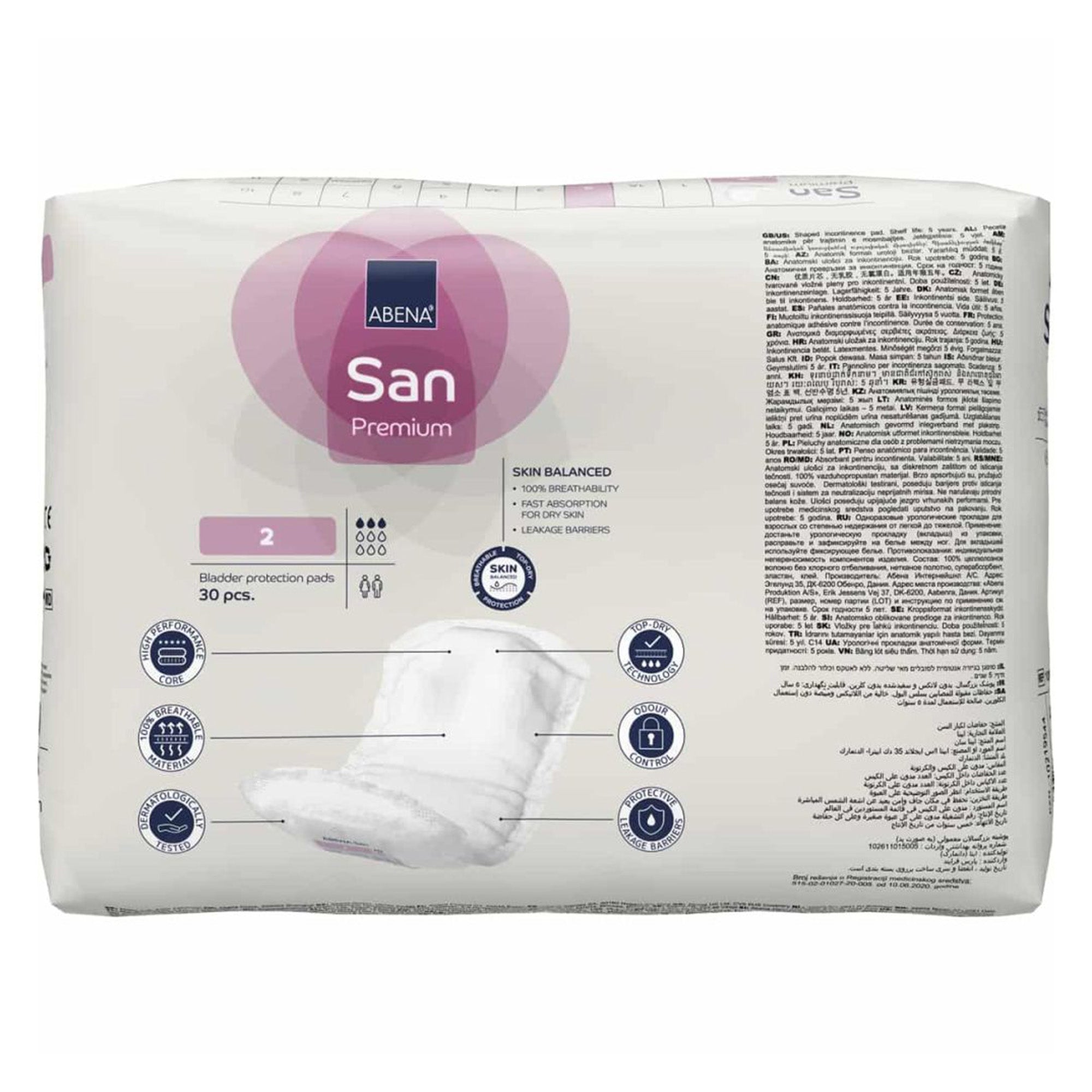 Abena® San Premium Bladder Protection Pads, Size 2