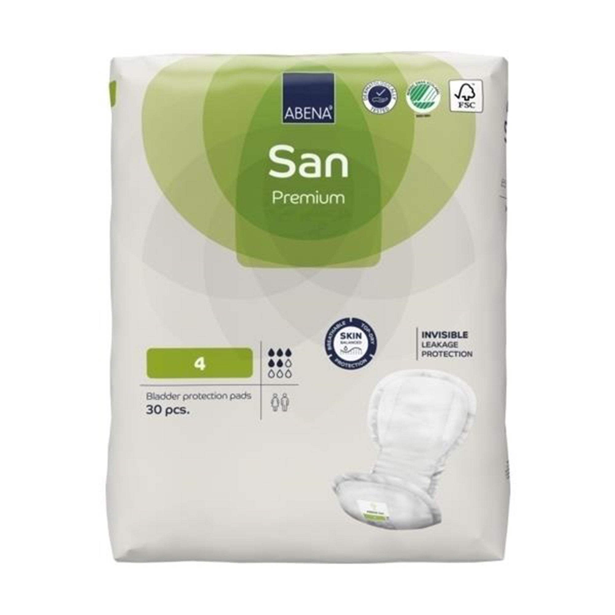 Abena® San Premium Bladder Protection Pads, Size 4