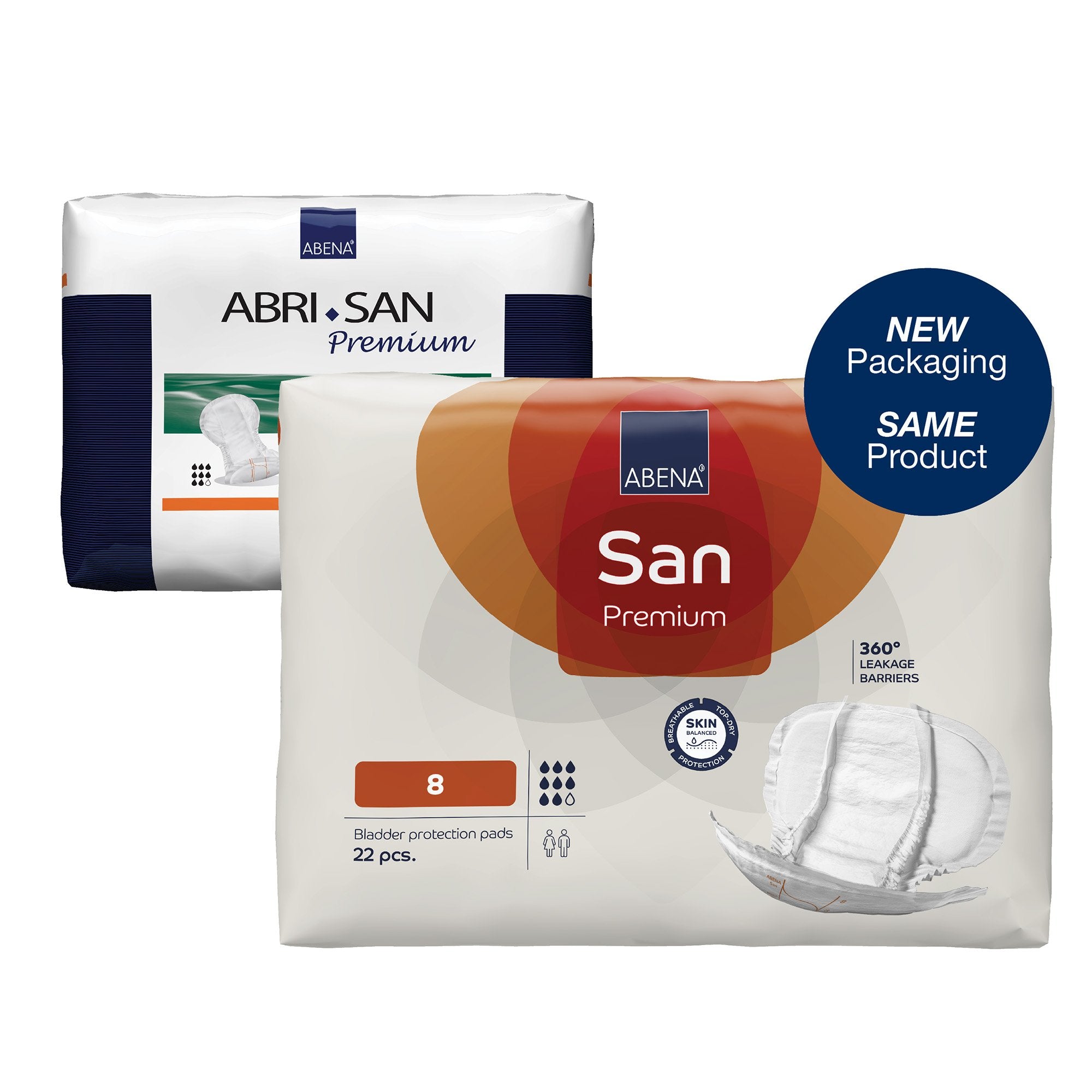 Abena® San Premium Bladder Protection Pads, Size 8