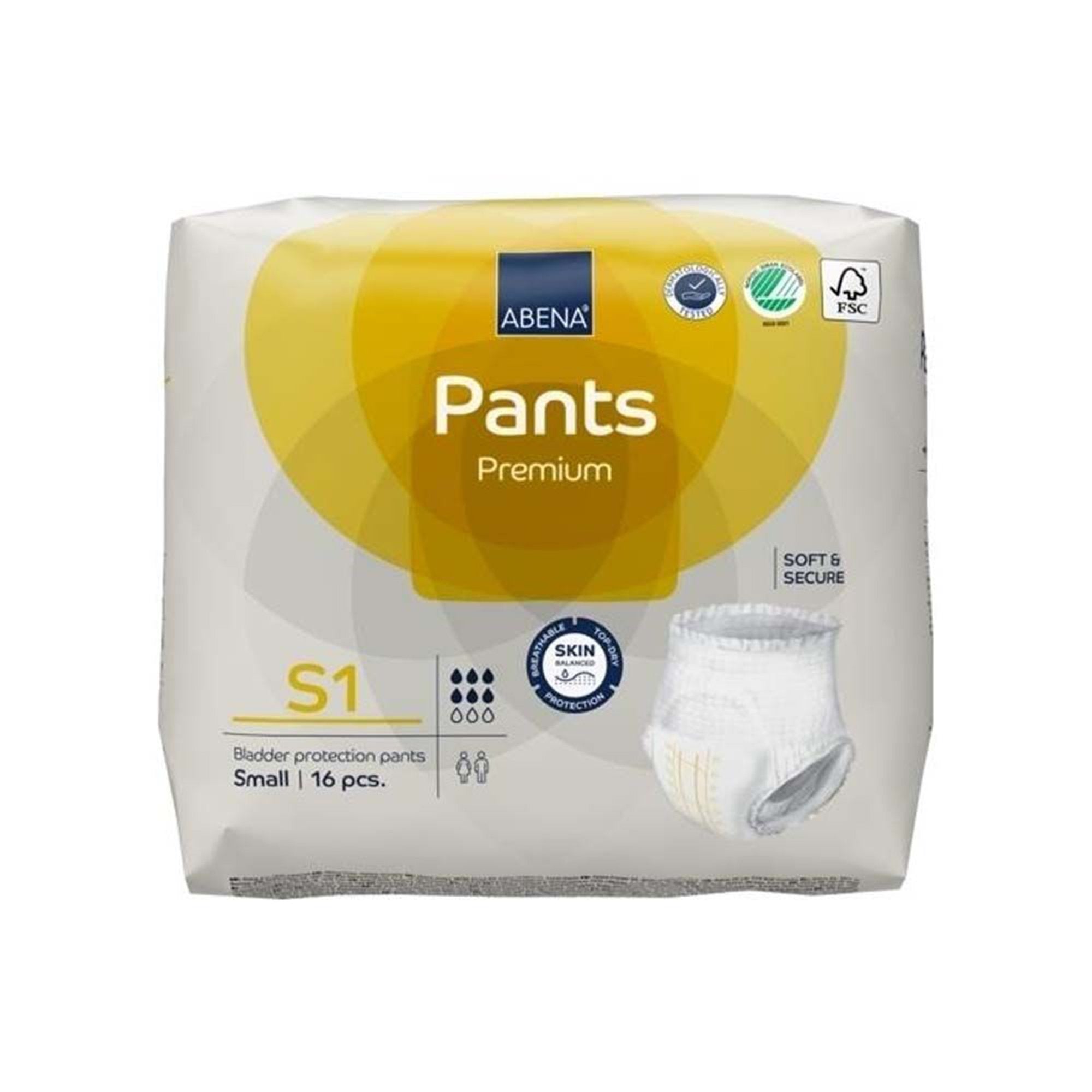 Abena® Premium Pants S1 Incontinence Brief, Small