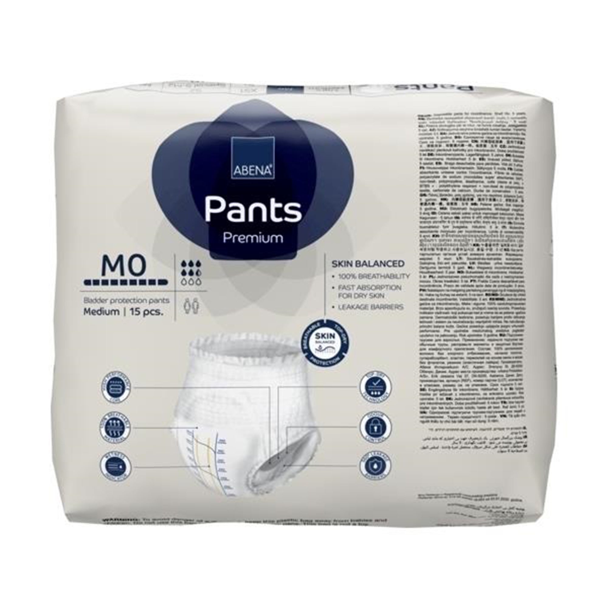 Abena® Premium Pants M0 Incontinence Brief, Medium