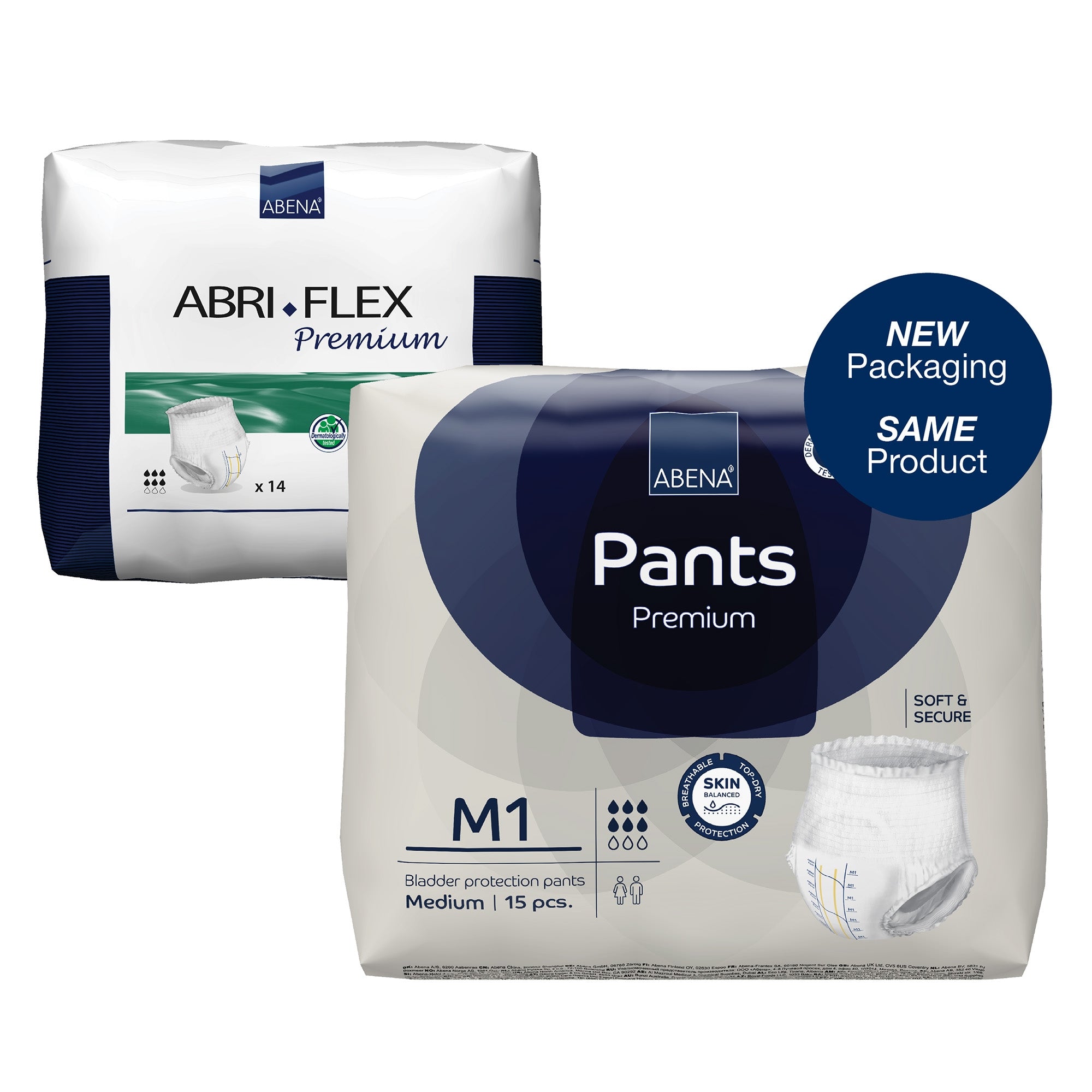 Abena® Premium Pants M1 Incontinence Brief, Medium