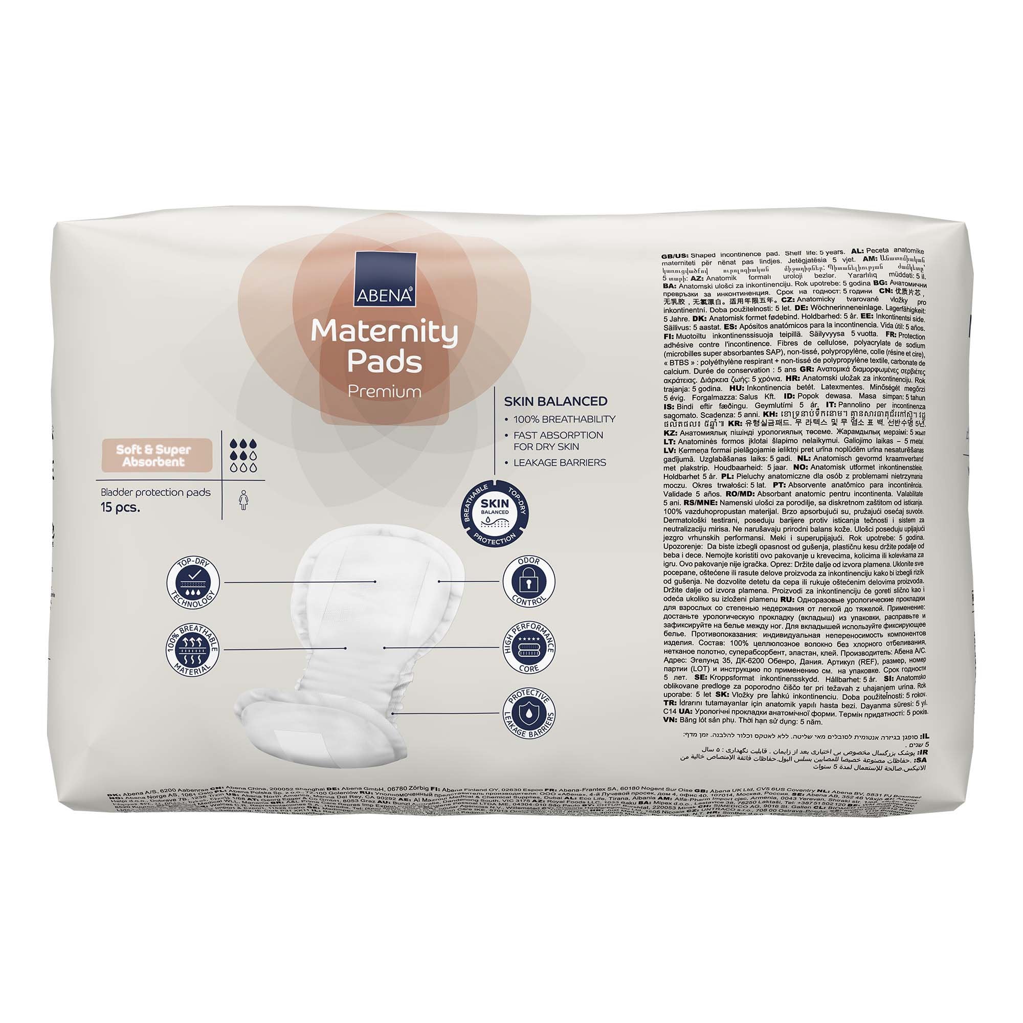 Abena® Maternity Pads Premium Soft and Super Absorbent