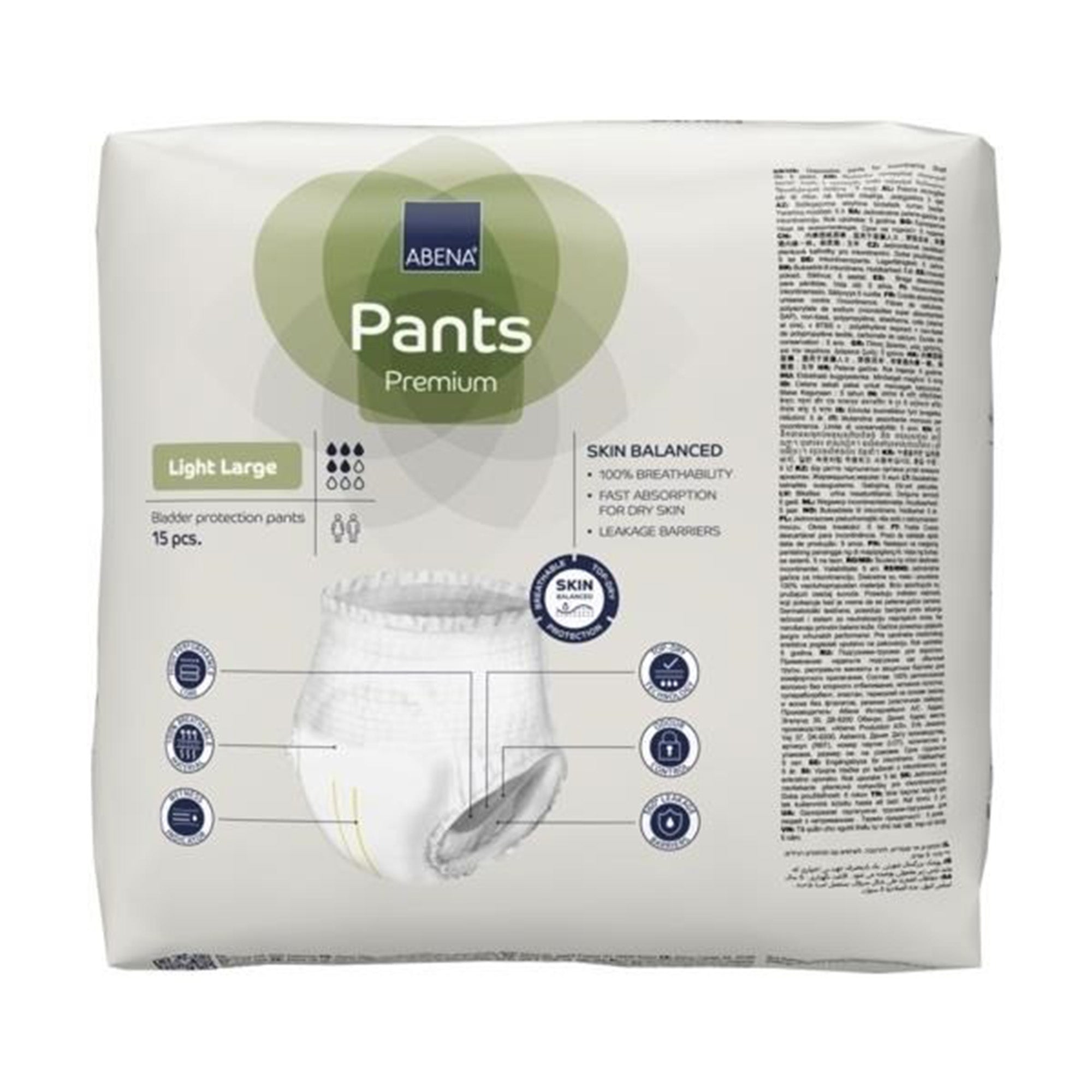 Abena® Premium Pants Incontinence Brief, Light Large