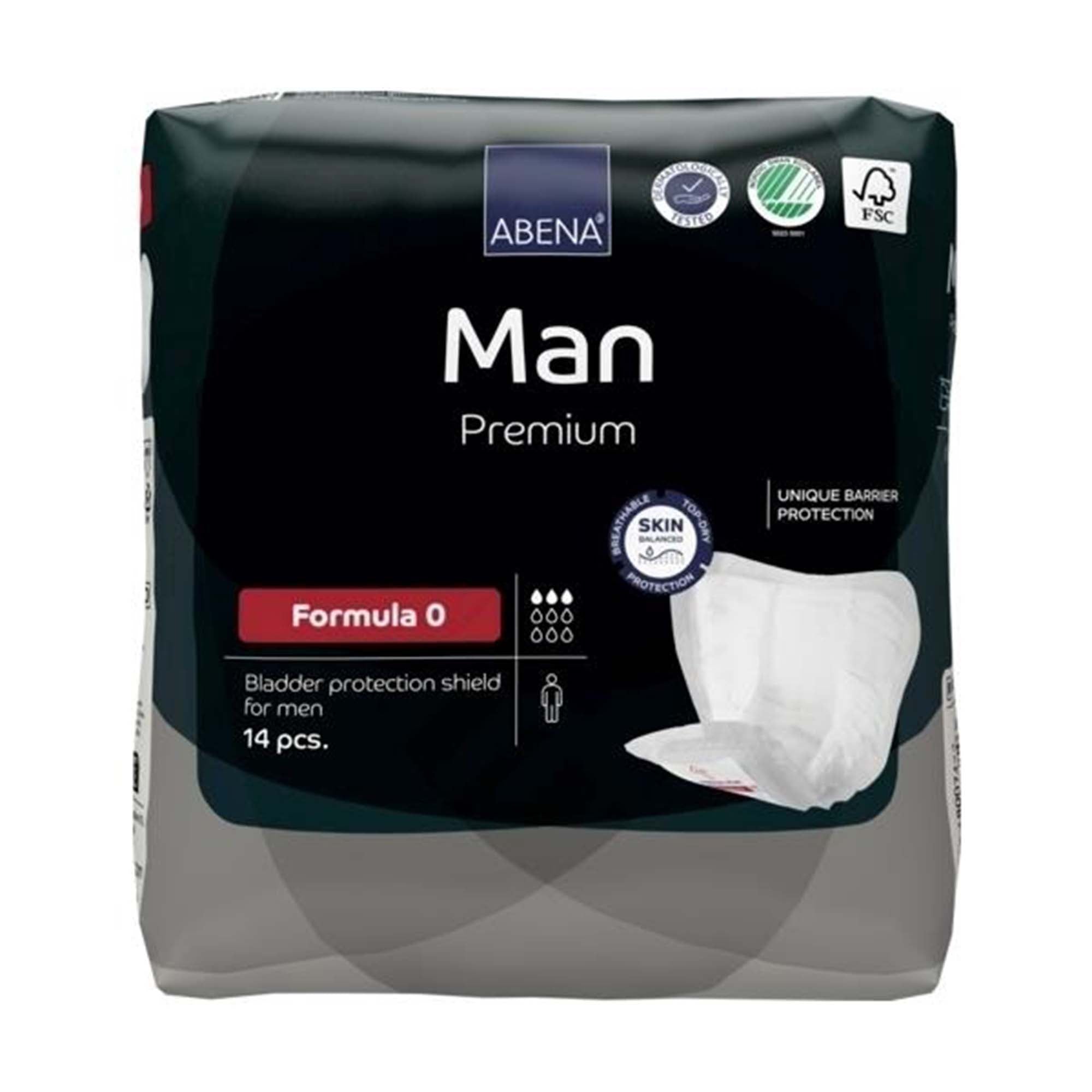 Abena® Man Premium Bladder Protection Shield, Formula 0