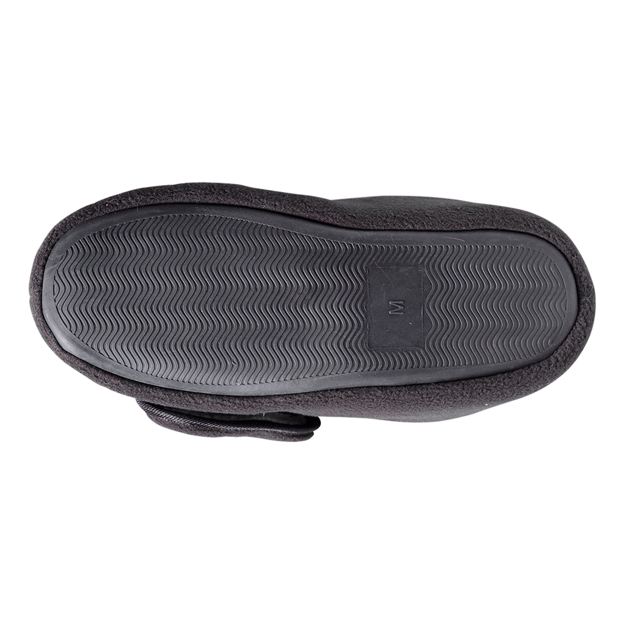 Silverts® Deep and Wide Diabetic Bootie Slippers, Black, 2X-Large