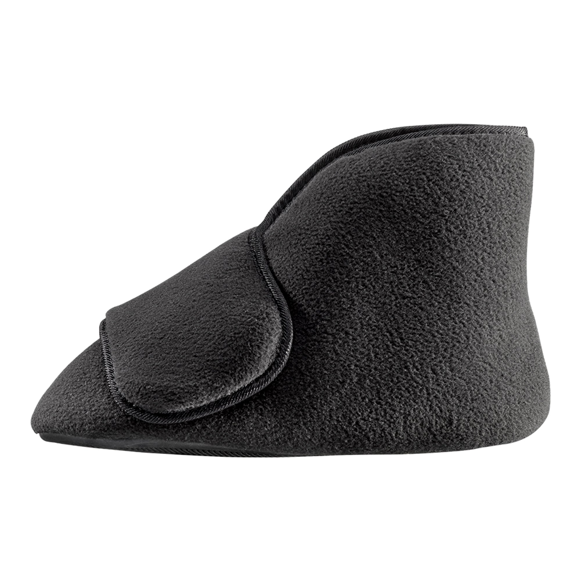 Silverts® Deep and Wide Diabetic Bootie Slippers, Black, 2X-Large