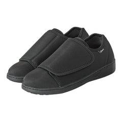 Silverts® Ultra Comfort Flex Hook and Loop Closure Shoe, Size 12, Black