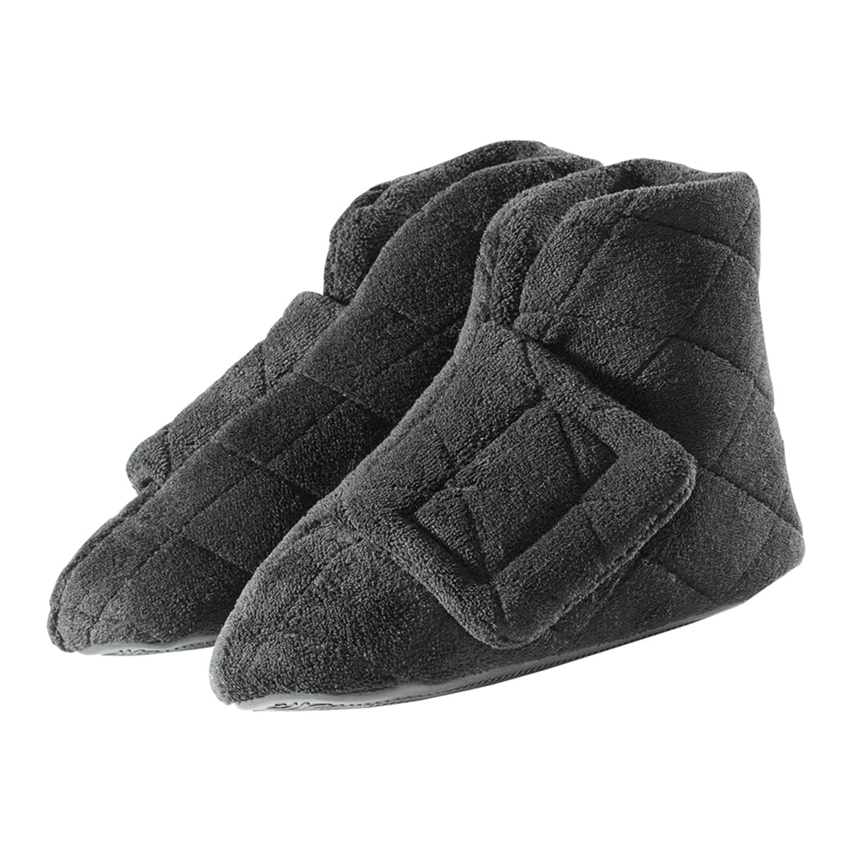 Silverts® Women's Extra Wide Swollen Feet Slippers, Black, X-Large