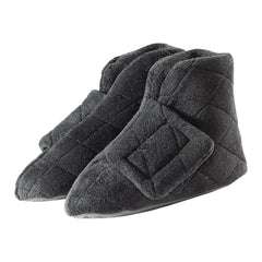 Silverts® Women's Extra Wide Swollen Feet Slippers, Black, X-Large