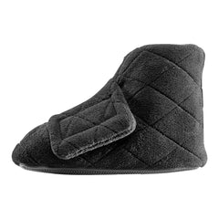 Silverts® Women's Extra Wide Swollen Feet Slippers, Black, X-Large
