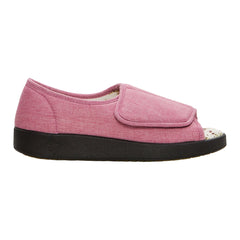 Silverts® Hook and Loop Closure Shoe, Size 6, Misty Rose