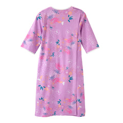 Silverts® Shoulder Snap Patient Exam Gown, Medium, Soft Tropical
