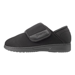 Silverts® Comfort Steps Hook and Loop Closure Shoe, Size 11, Black