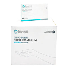 Huayuan Nitrile Exam Glove, Medium, Blue