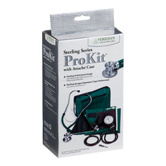 Sterling Series ProKit Aneroid Sphygmomanometer with Stethoscope, Navy Blue