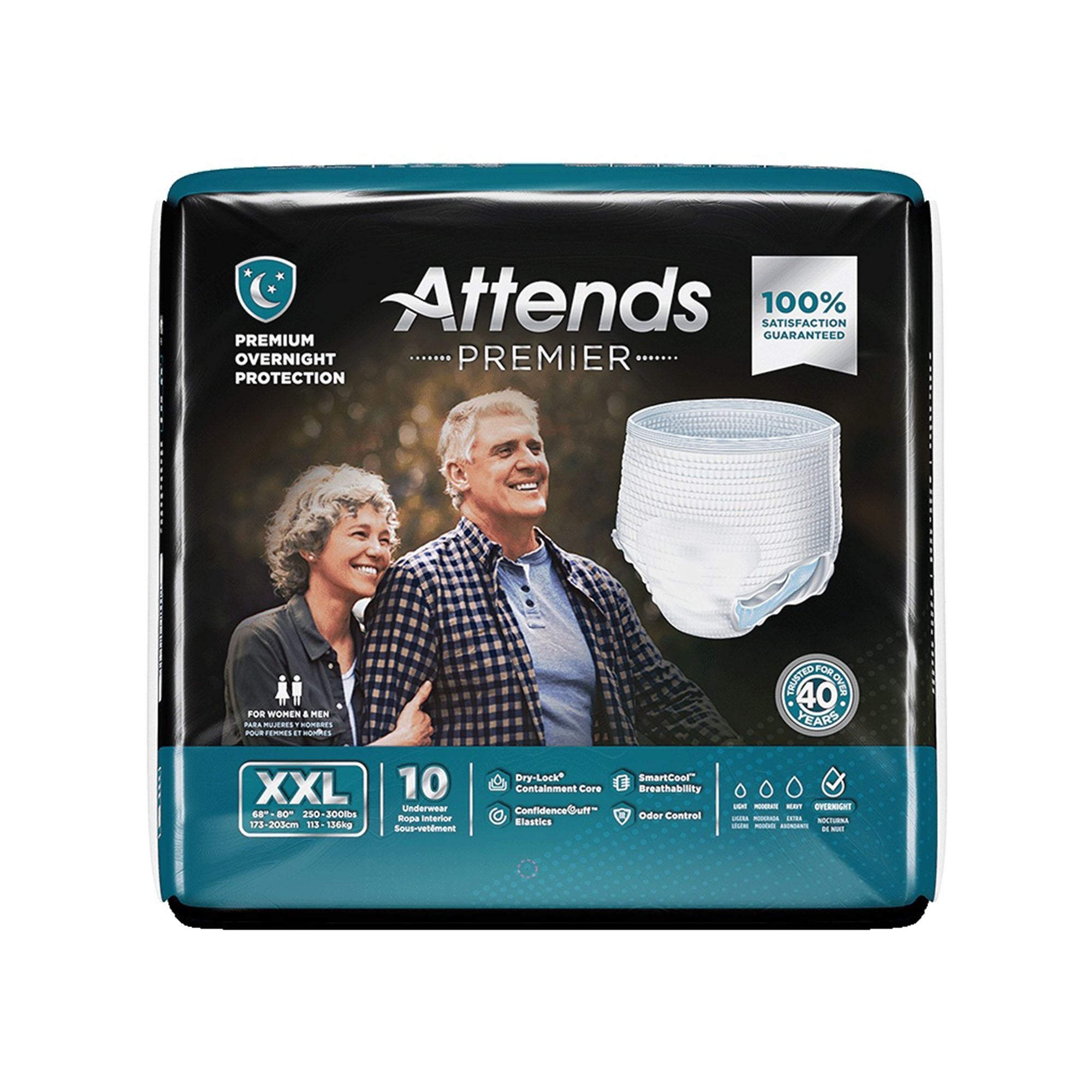 Attends® Premier Absorbent Underwear, 2X Large