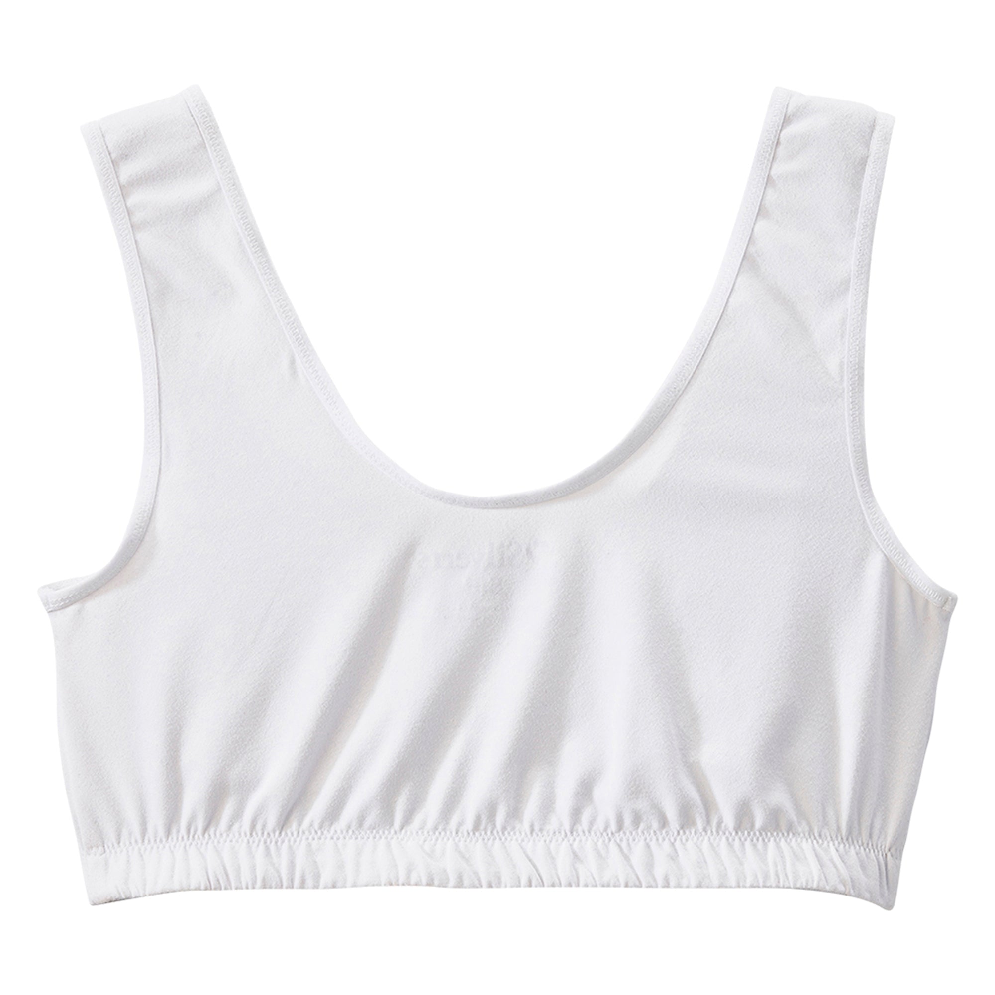 Silverts® Adaptive Front Snap Closure Bra, Medium, White