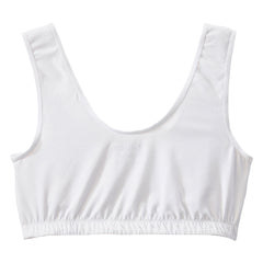 Silverts® Adaptive Front Snap Closure Bra, Medium, White