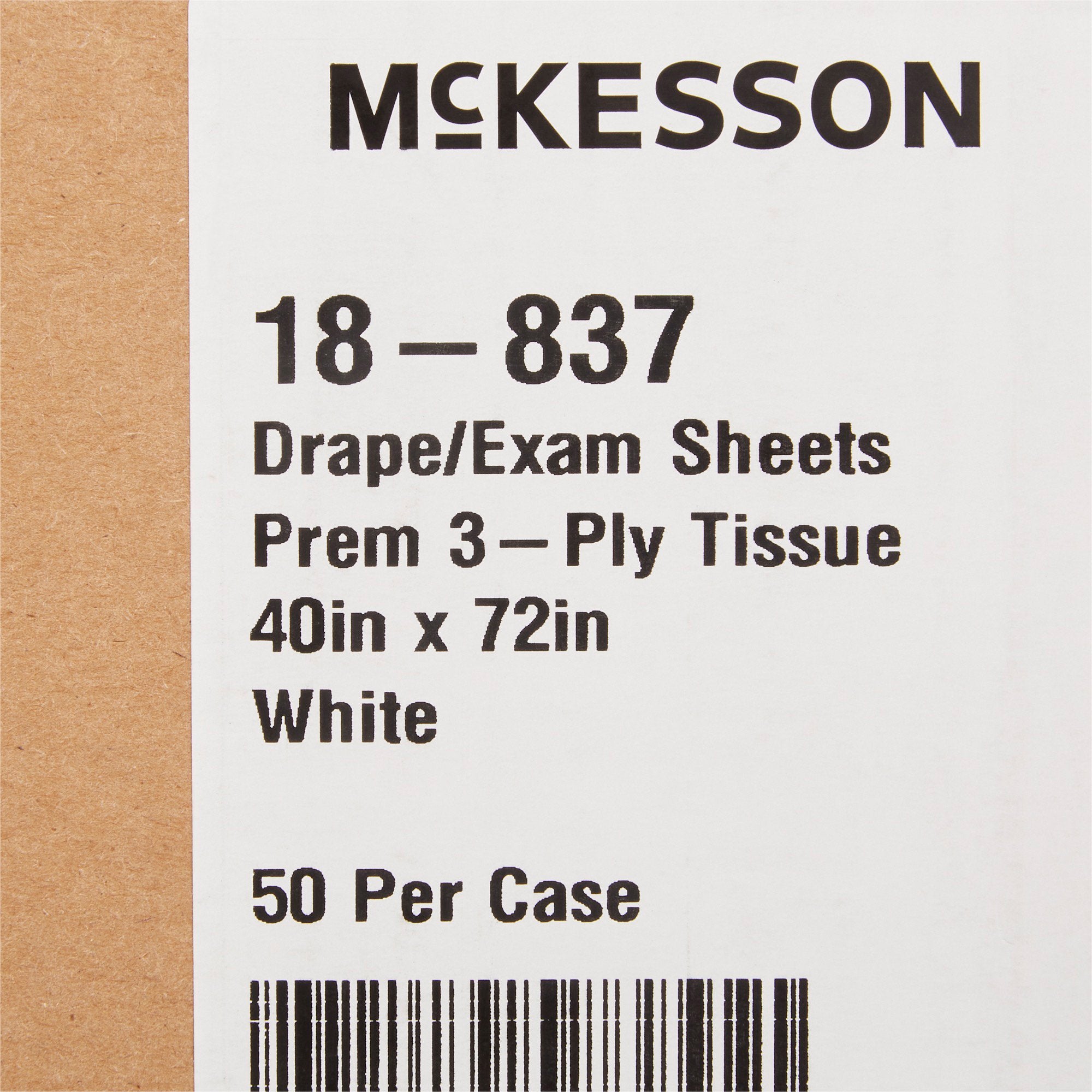 McKesson Sterile Physical Exam General Purpose Drape, 40 x 72 Inch