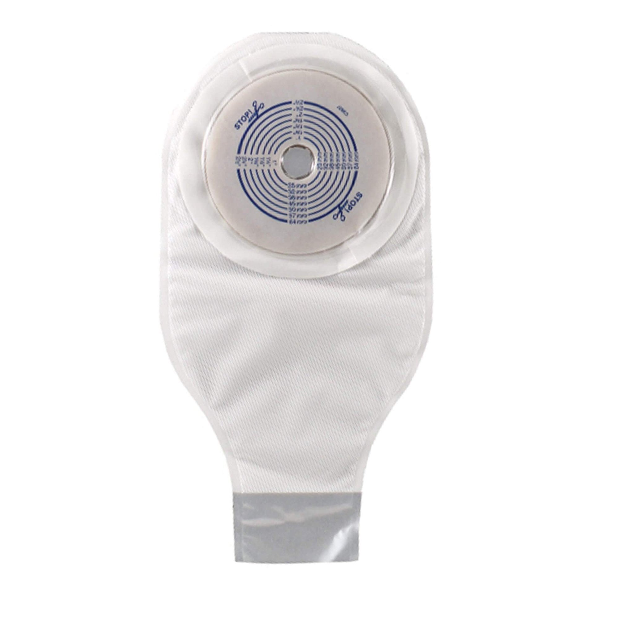 ActiveLife® One-Piece Drainable Transparent Colostomy Pouch, 12 Inch Length, 3/4 to 2Â½ Inch Stoma