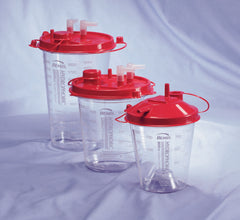 Hi-Flow Rigid Suction Canister for use with Bemis Quick-Drain Systems, 1200 mL