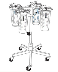Bemis Healthcare Suction Canister Stand
