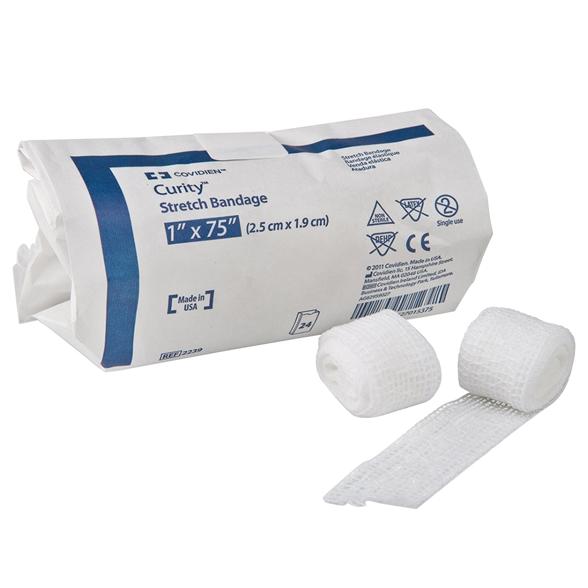 Curity NonSterile Conforming Bandage, 1 x 75 Inch