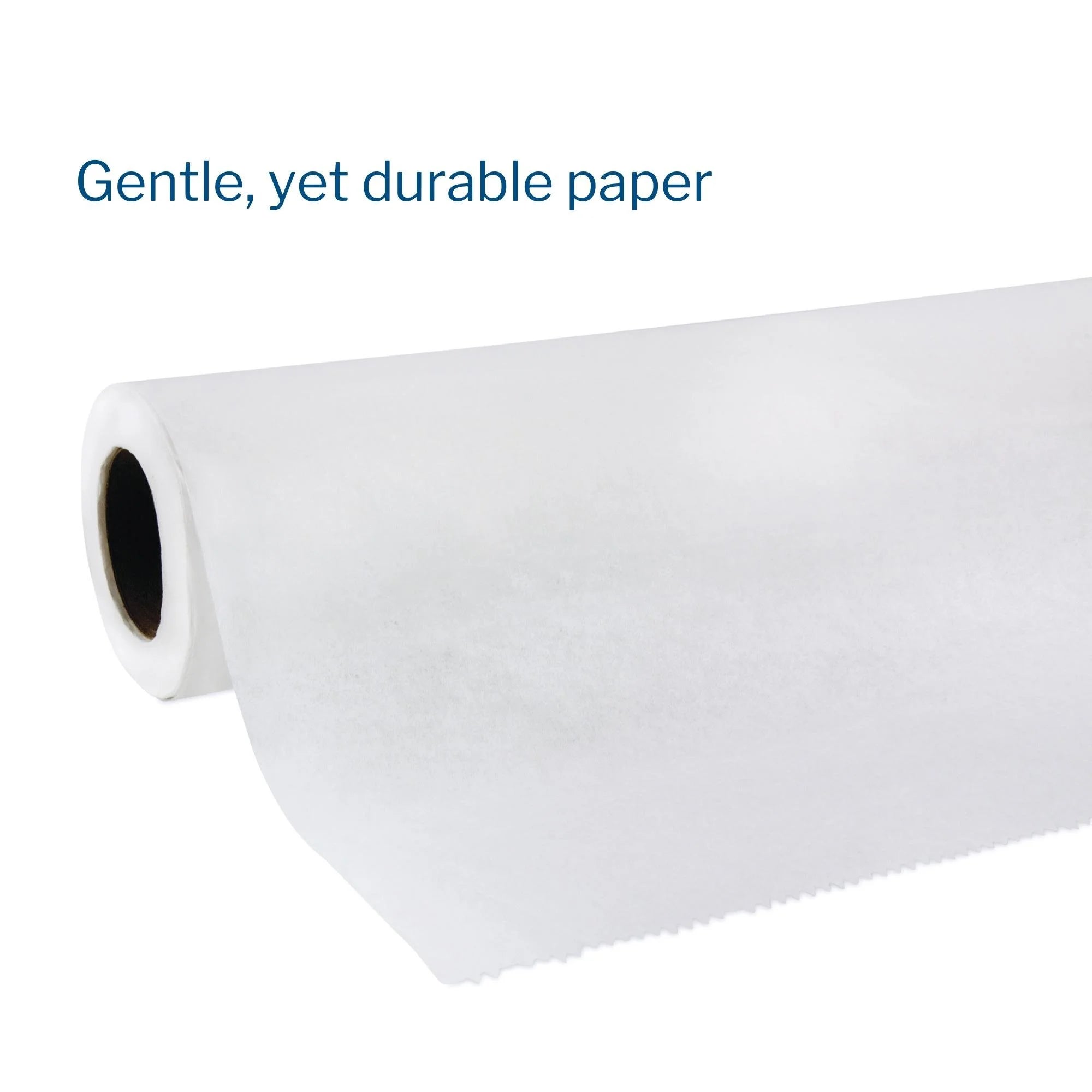 McKesson Exam Table Paper, Premium Crepe, White, 21 in x 125 ft, 12 Count