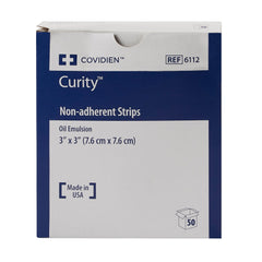 Curity Oil Emulsion Impregnated Dressing, 3 x 3 Inch