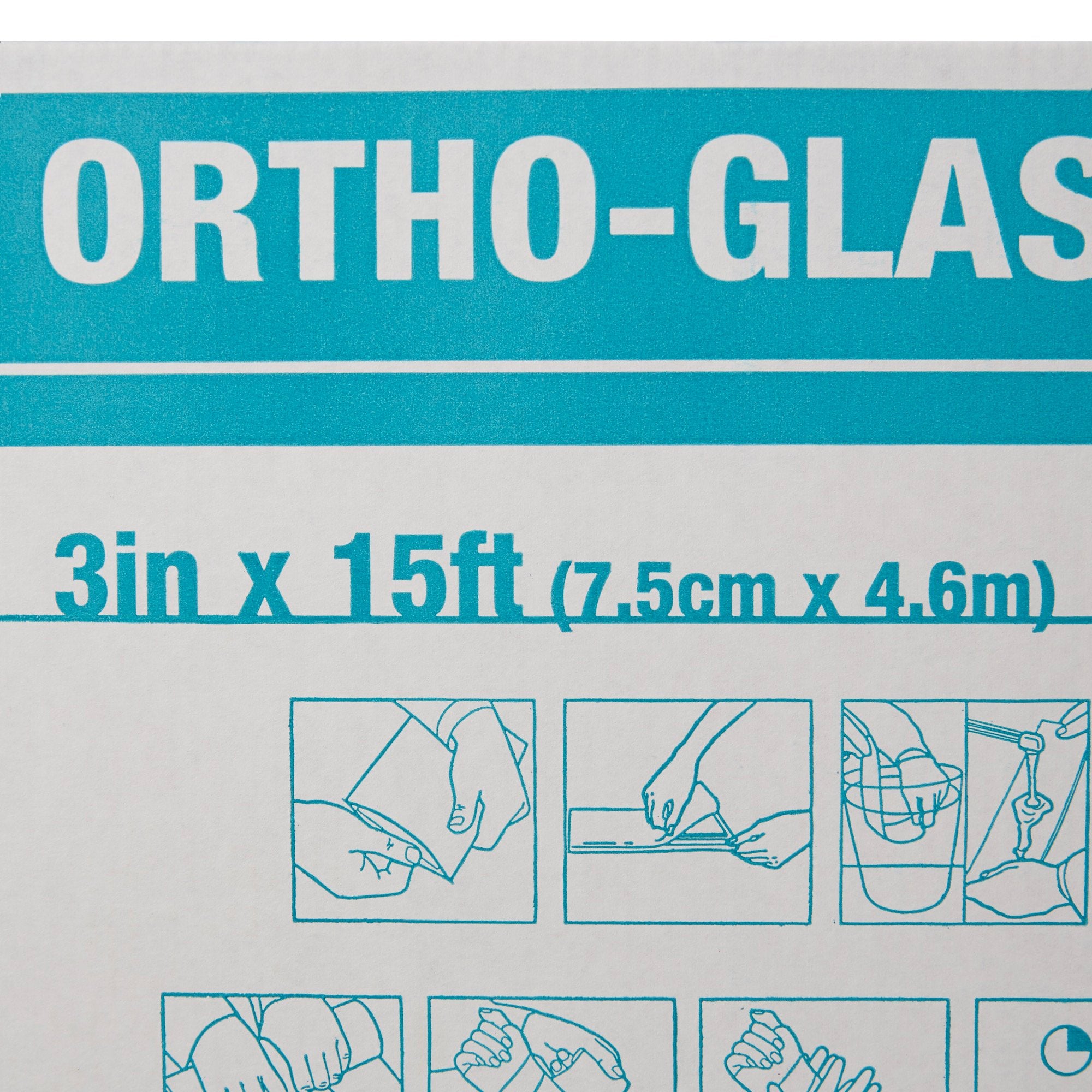 Ortho-Glass® Splint Roll, White, 3 Inch x 5 Yard