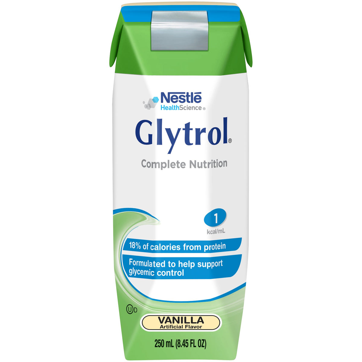 Glytrol® Vanilla Tube Feeding Formula, 8.45-ounce Carton