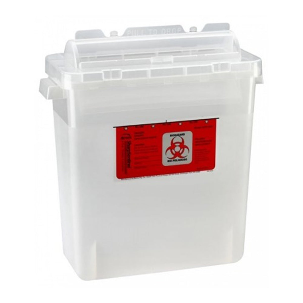 Bemis Sentinel Multi-purpose Sharps Container, 1-1/4 Gallon, 10 x 5-1/4 x 11 Inch
